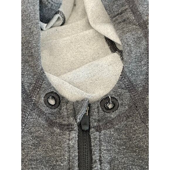 Nike  Dri-Fit Women's Obsessed gray pullover hoodie 1/2 zip sleeveless SM - Picture 5 of 10